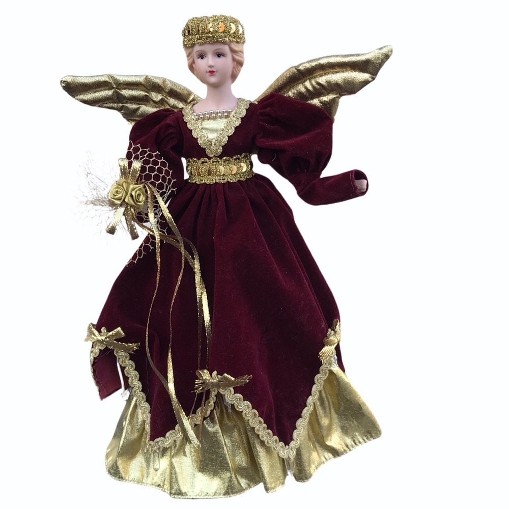Vintage Angel Christmas Tree Topper